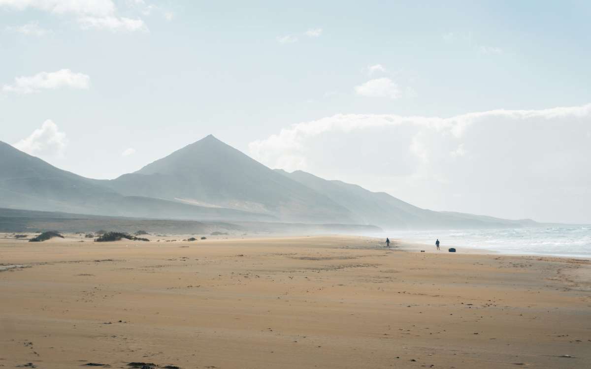 immagine delle montagne nel sud di Fuerteventura